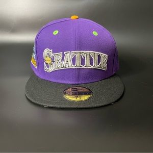 Seattle Mariners New Era Fitted Hat 59FIFTY 30th Anniversary Side Patch